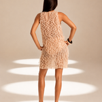 Accord Mini Dress Champagne silk