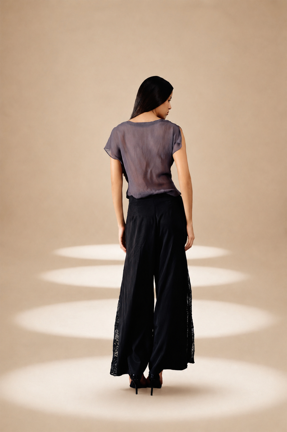 Cowl Riverie Top Ash viscose