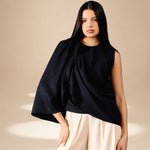 Drape Riverie Top Midnight lyocell