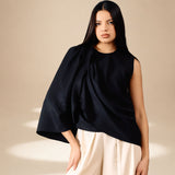 Drape Riverie Top Midnight lyocell