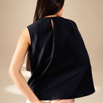 Drape Riverie Top Midnight lyocell