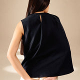 Drape Riverie Top Midnight lyocell