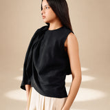 Drape Riverie Top Midnight lyocell