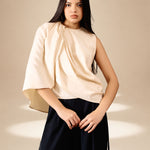 Drape Riverie Top Champagne lyocell