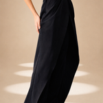 Front Drape Pants Midnight lyocell