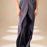 Front Drape Pants Ash lyocell