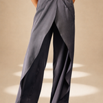 Front Drape Pants Ash lyocell
