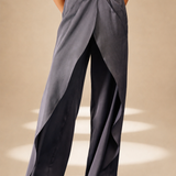 Front Drape Pants Ash lyocell