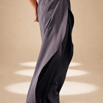 Front Drape Pants Ash lyocell