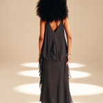 Lateral Slip Dress Ash viscose