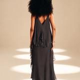 Lateral Slip Dress Ash viscose