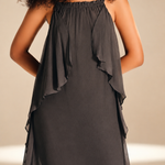 Lateral Slip Dress Ash viscose