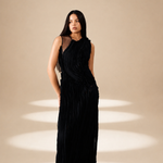 Layered Dress Midnight viscose
