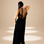 Layered Dress Midnight viscose
