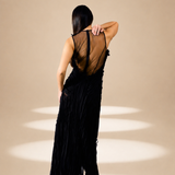 Layered Dress Midnight viscose