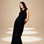 Layered Dress Midnight viscose