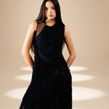 Layered Dress Midnight viscose