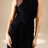 Layered Dress Midnight viscose