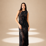 Layered Dress Feral nylon-mesh