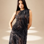 Layered Dress Feral nylon-mesh