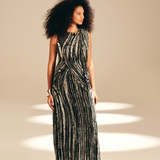 Layered Dress Dense Garden viscose