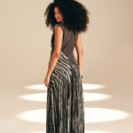 Layered Dress Dense Garden viscose