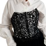 Metal Bloom Corset