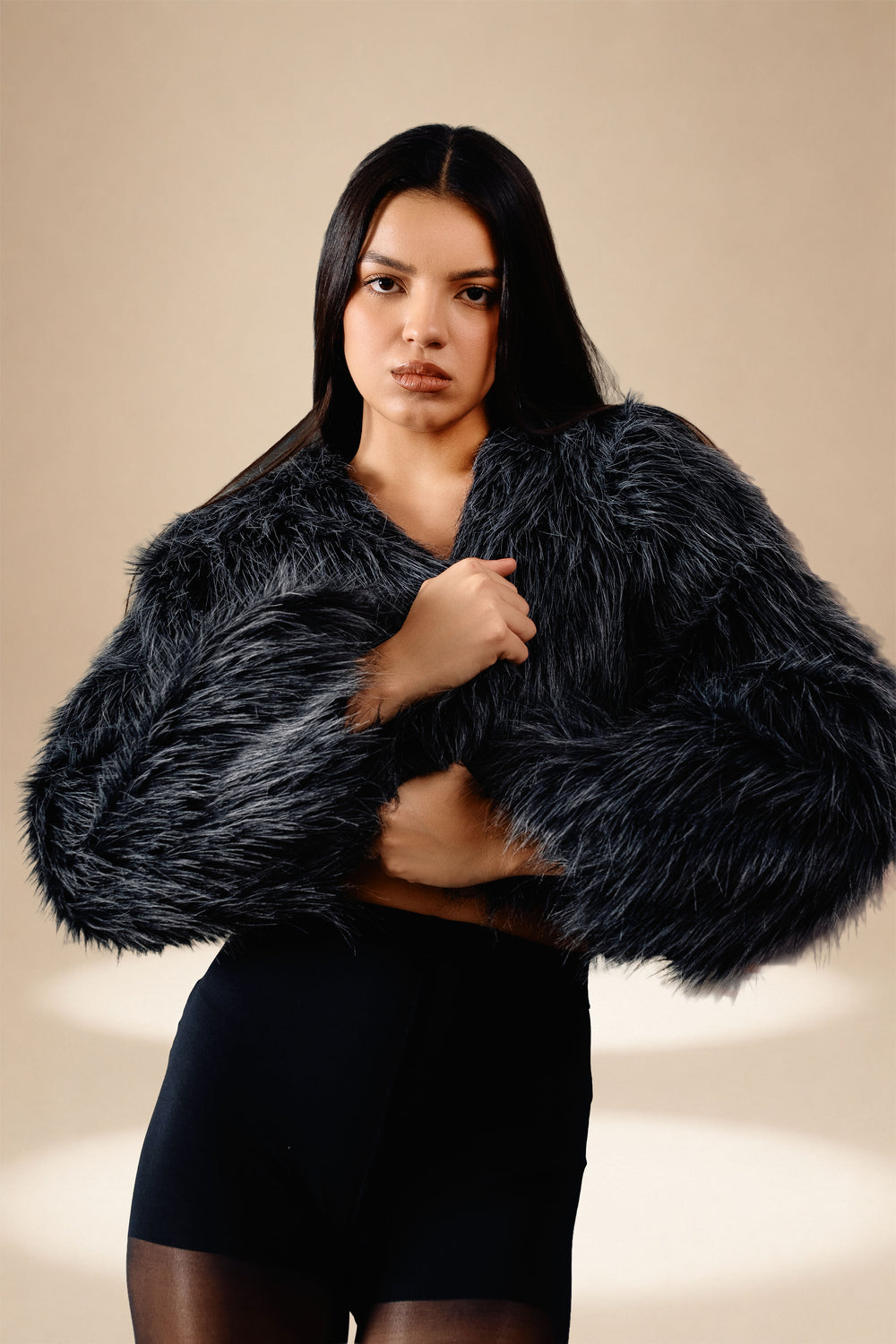Mystique Jacket Midnight short-fur