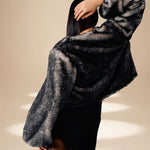 Mystique Jacket Ash long-fur