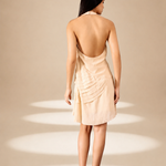 Panelle Mini Dress Champagne viscose