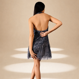 Panelle Mini Dress Dense Garden nylon