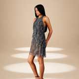 Panelle Mini Dress Dense Garden nylon