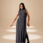 Unveil Embroidered Overlay Ash nylon