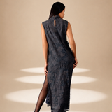Unveil Embroidered Overlay Ash nylon