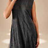 Unveil Embroidered Overlay Ash nylon