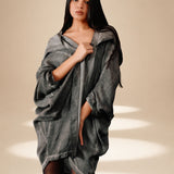 Washed Drift Jacket Ash orange-fibre
