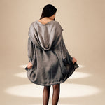 Washed Drift Jacket Ash orange-fibre