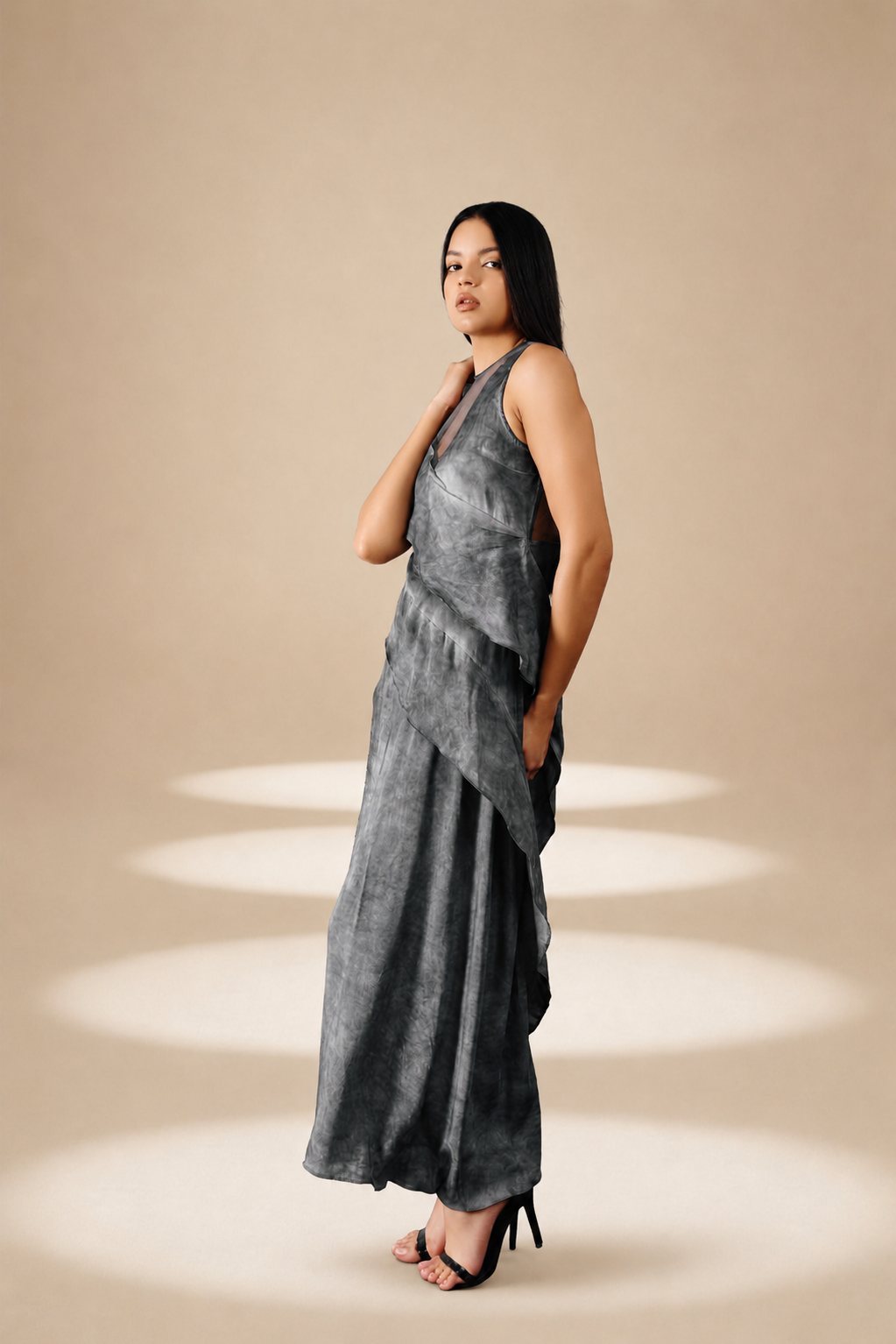 Washed Reverie Dress Ash orange-fibre-nylon