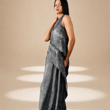 Washed Reverie Dress Ash orange-fibre-nylon