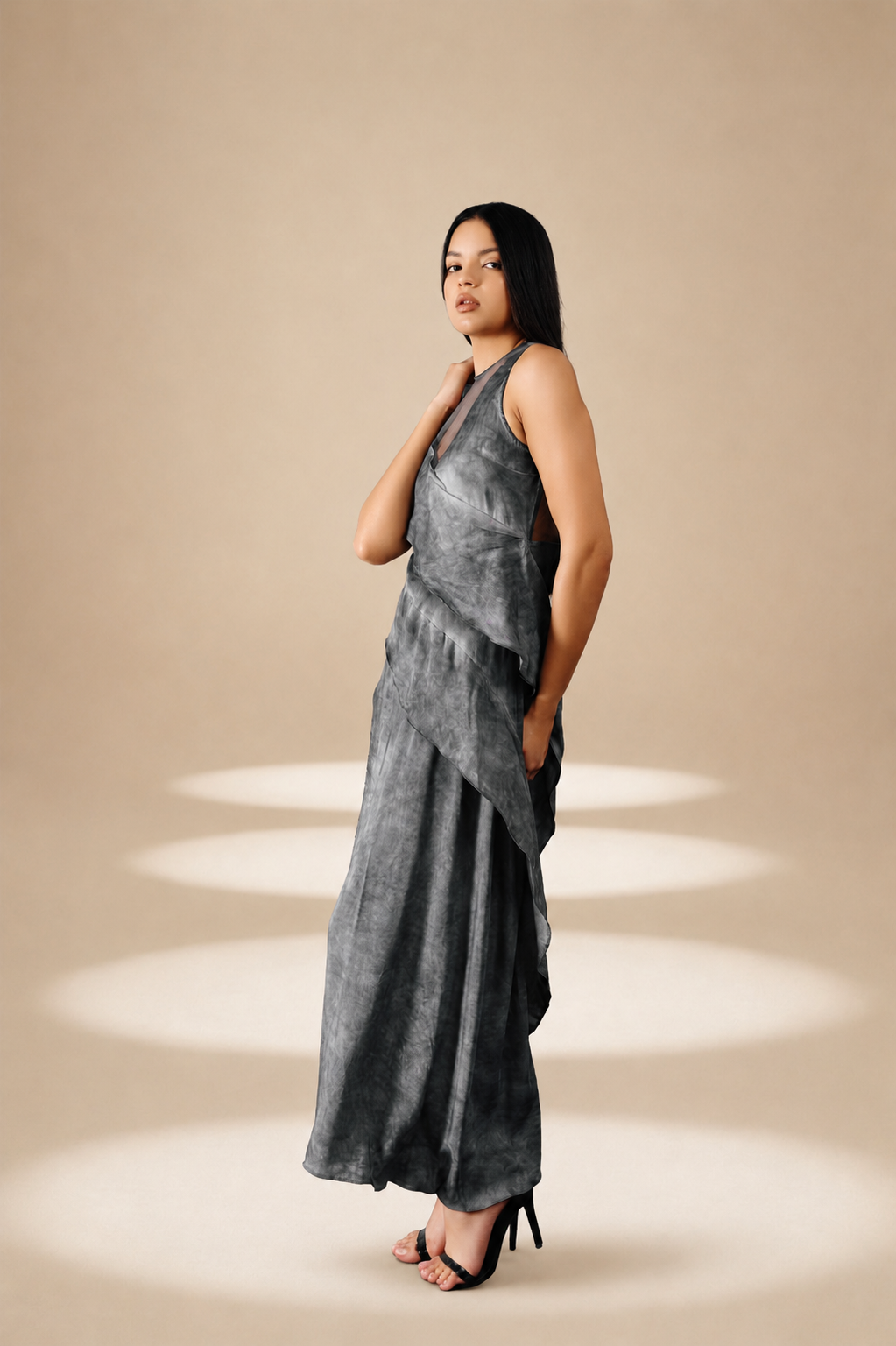 Washed Reverie Dress Ash orange-fibre-nylon