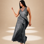 Washed Reverie Dress Ash orange-fibre-nylon