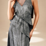 Washed Reverie Dress Ash orange-fibre-nylon